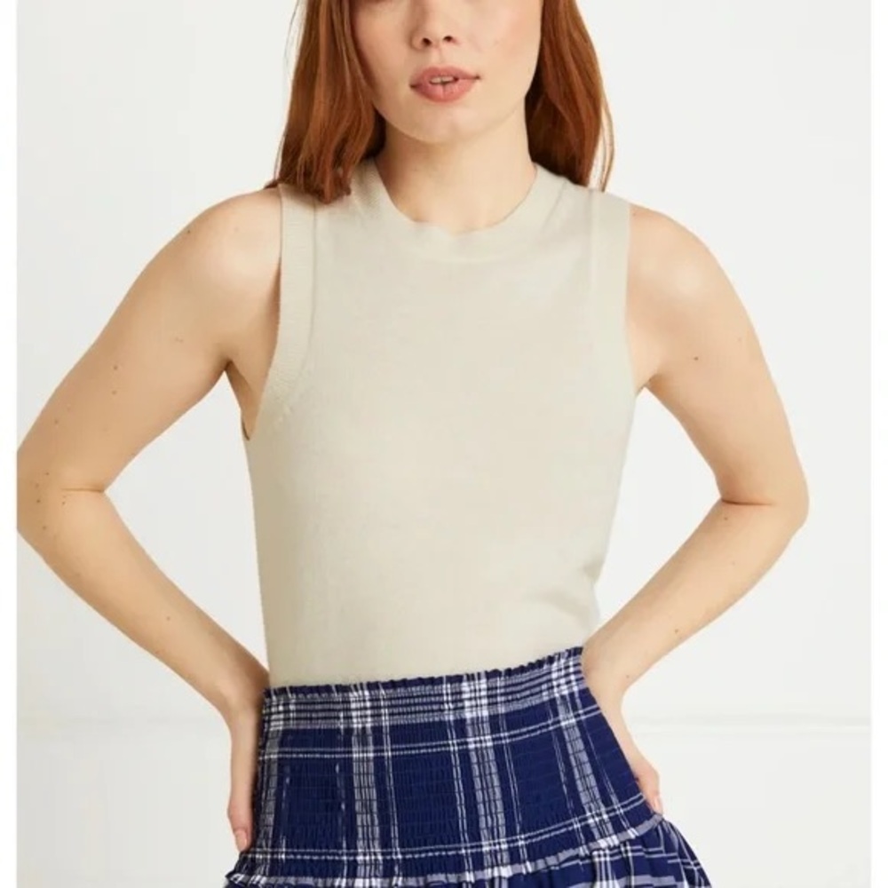 NWOT Hill House Audrey Sweater Shell
